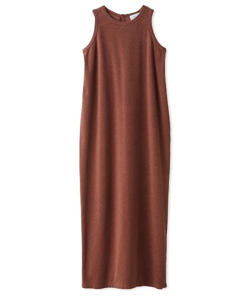 emmi（エミ）の「PlaX パイルコクーンワンピース（ワンピース・レディース・ベージュ/ブラウン/ブラック・FREE）」の3枚目の写真