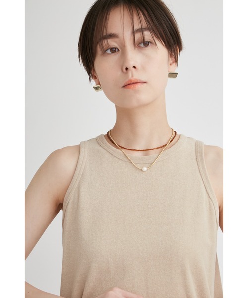 emmi（エミ）の「PlaX パイルコクーンワンピース（ワンピース・レディース・ベージュ/ブラウン/ブラック・FREE）」の8枚目の写真