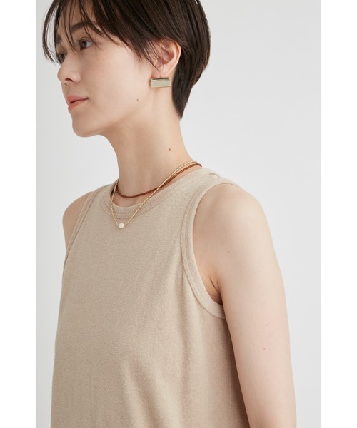 emmi（エミ）の「PlaX パイルコクーンワンピース（ワンピース・レディース・ベージュ/ブラウン/ブラック・FREE）」の9枚目の写真