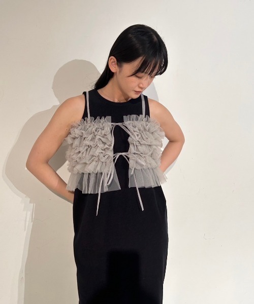 emmi（エミ）の「PlaX パイルコクーンワンピース（ワンピース・レディース・ベージュ/ブラウン/ブラック・FREE）」の22枚目の写真