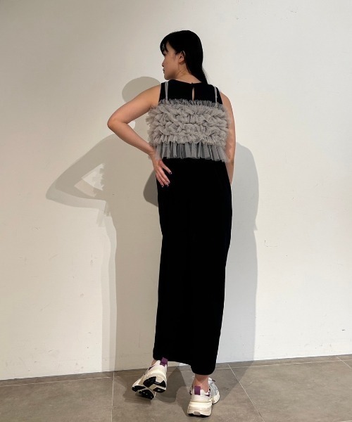 emmi（エミ）の「PlaX パイルコクーンワンピース（ワンピース・レディース・ベージュ/ブラウン/ブラック・FREE）」の19枚目の写真