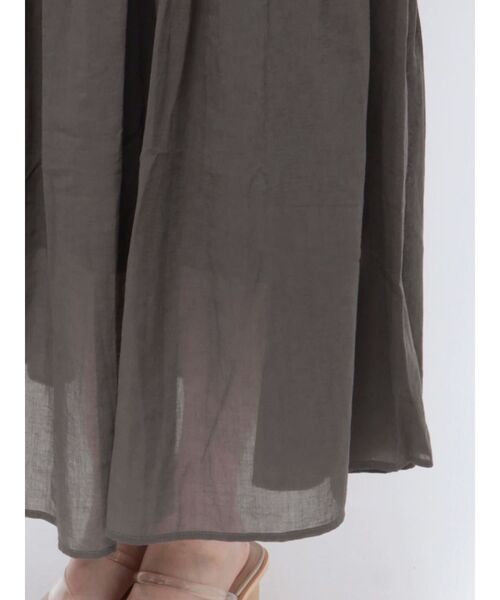 LAGUNAMOON（ラグナムーン）の「ニットドッキングノースリーブワンピース（ワンピース・レディース・チャコールグレー/クリーム・SMALL/MEDIUM）」の21枚目の写真