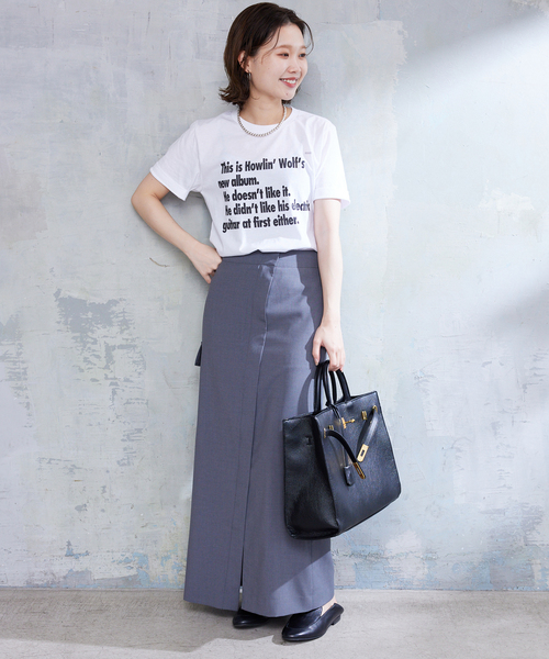 SLOBE IENA（スローブイエナ）の「《追加》SLOBE BIG トートバッグ（トートバッグ・レディース・ブラウン/ブラック・FREE）」の7枚目の写真