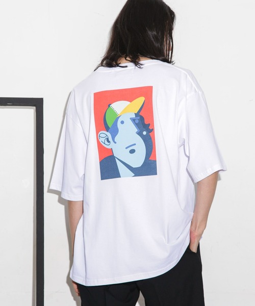 NANO universe(ナノユニバース)の「Eiji×nano・universeプリント 白Tシャツ半袖(Tシャツ/カットソー・メンズ・ホワイト系その他/ホワイト系その他3/ホワイト系その他5/ホワイト系その他4/ホワイト系その他2・S/M/L/XL)」の2枚目の写真