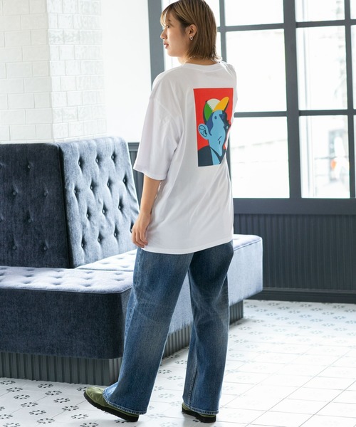 NANO universe(ナノユニバース)の「Eiji×nano・universeプリント 白Tシャツ半袖(Tシャツ/カットソー・メンズ・ホワイト系その他/ホワイト系その他3/ホワイト系その他5/ホワイト系その他4/ホワイト系その他2・S/M/L/XL)」の17枚目の写真