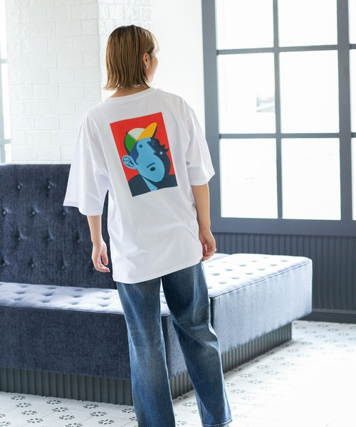 NANO universe(ナノユニバース)の「Eiji×nano・universeプリント 白Tシャツ半袖(Tシャツ/カットソー・メンズ・ホワイト系その他/ホワイト系その他3/ホワイト系その他5/ホワイト系その他4/ホワイト系その他2・S/M/L/XL)」の19枚目の写真