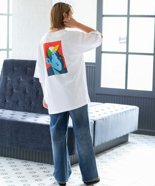 NANO universe(ナノユニバース)の「Eiji×nano・universeプリント 白Tシャツ半袖(Tシャツ/カットソー・メンズ・ホワイト系その他/ホワイト系その他3/ホワイト系その他5/ホワイト系その他4/ホワイト系その他2・S/M/L/XL)」の20枚目の写真
