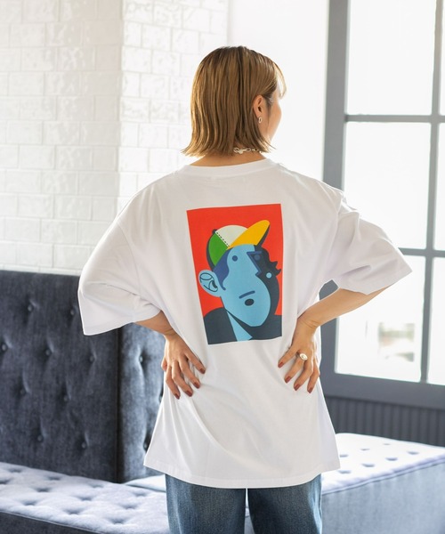 NANO universe(ナノユニバース)の「Eiji×nano・universeプリント 白Tシャツ半袖(Tシャツ/カットソー・メンズ・ホワイト系その他/ホワイト系その他3/ホワイト系その他5/ホワイト系その他4/ホワイト系その他2・S/M/L/XL)」の21枚目の写真
