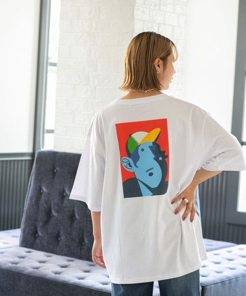 NANO universe(ナノユニバース)の「Eiji×nano・universeプリント 白Tシャツ半袖(Tシャツ/カットソー・メンズ・ホワイト系その他/ホワイト系その他3/ホワイト系その他5/ホワイト系その他4/ホワイト系その他2・S/M/L/XL)」の22枚目の写真