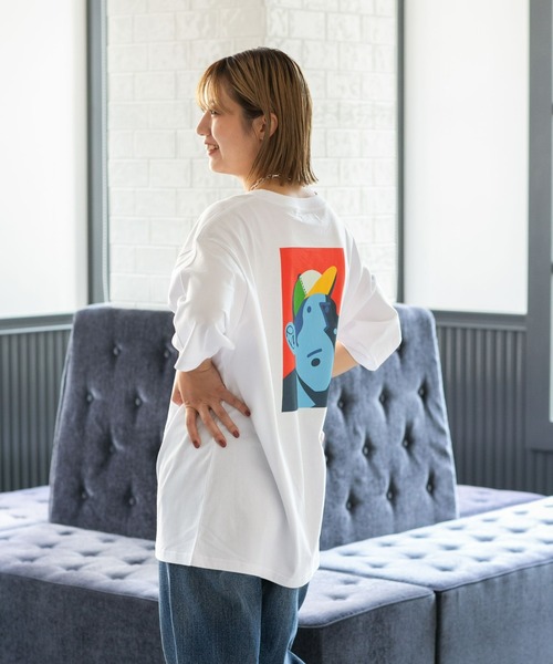 NANO universe(ナノユニバース)の「Eiji×nano・universeプリント 白Tシャツ半袖(Tシャツ/カットソー・メンズ・ホワイト系その他/ホワイト系その他3/ホワイト系その他5/ホワイト系その他4/ホワイト系その他2・S/M/L/XL)」の14枚目の写真