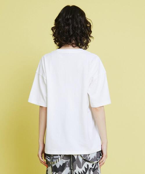 「FRAPBOIS」 半袖Tシャツ 1 ホワイト レディース FRAPBOIS 「FRAPBOIS」 半袖Tシャツ 1 ホワイト レディース