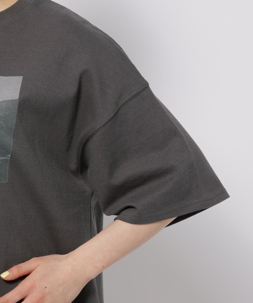 niko and...（ニコアンド）の「【DOD(ディーオーディー)】コラボ イツカノチュニックTシャツ（Tシャツ/カットソー・レディース・ホワイト/スモーク/オフホワイト・FREE）」の8枚目の写真