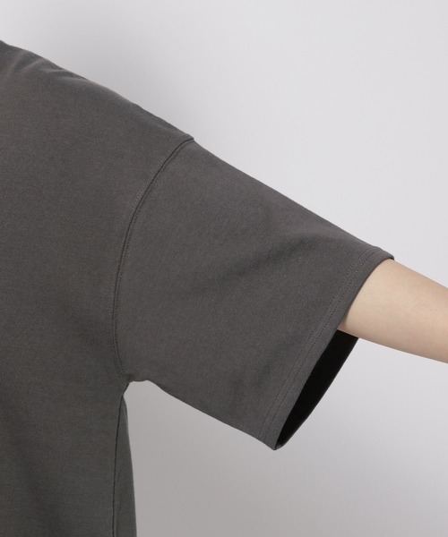 niko and...（ニコアンド）の「【DOD(ディーオーディー)】コラボ イツカノチュニックTシャツ（Tシャツ/カットソー・レディース・ホワイト/スモーク/オフホワイト・FREE）」の9枚目の写真