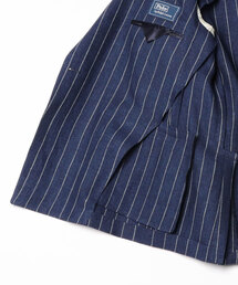 POLO ラルフローレン　ストライプ　ジャケット　リネン　米国購入　新品 POLO RALPH LAUREN（ポロ ラルフ ローレン）の「Polo ソフト