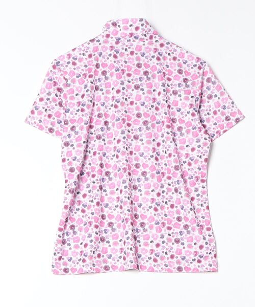 ALPEN / SPORTS DEPO SELECT（アルペンスポーツデポセレクト）の「マリ クレール  半袖ハイネックシャツ（シャツ/ブラウス・レディース・ピンク/ブルー・M/L/XL）」の3枚目の写真