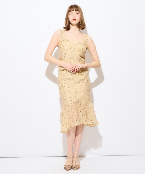 ME COUTURE(ミークチュール)の「フロッキードットビスチェ(シャツ/ブラウス・レディース・ベージュ/アイボリー・FREE)」の21枚目の写真