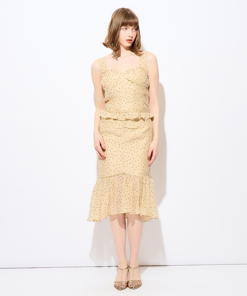 ME COUTURE(ミークチュール)の「フロッキードットビスチェ(シャツ/ブラウス・レディース・ベージュ/アイボリー・FREE)」の22枚目の写真
