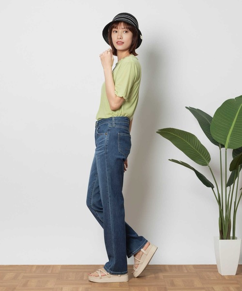SOMETHING(サムシング)の「【SOMETHING】SUMMERSTRAIGHT(デニムパンツ・レディース・ライトインディゴブルー・26inch/27inch/28inch/29inch/30inch)」の17枚目の写真