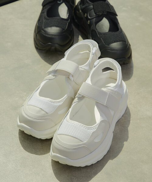 サンダル スニーカー ホワイト/ブラック　26.5 di171g5_1.jpg