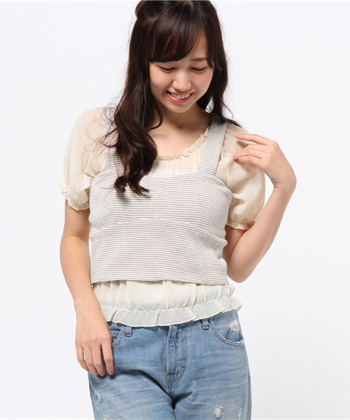 Outlet アウトレット の Who S Who Chico ビスチェ付チュニック チュニック Wear