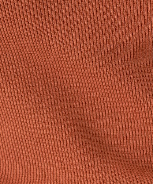 qualite scape（カリテ スケープ）の「リブノースリーブトップ（Tシャツ/カットソー・レディース・ホワイト/ブラック/ブラウン/イエロー・フリー）」の15枚目の写真