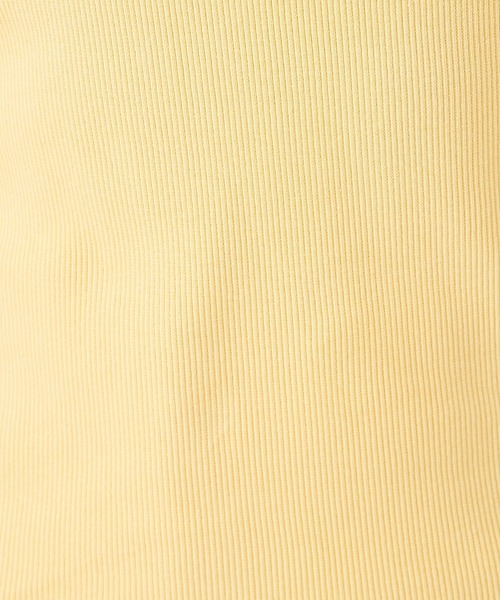qualite scape（カリテ スケープ）の「リブノースリーブトップ（Tシャツ/カットソー・レディース・ホワイト/ブラック/ブラウン/イエロー・フリー）」の21枚目の写真