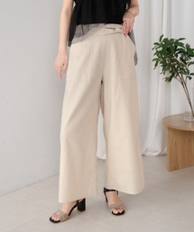 Bou Jeloud（ブージュルード）の「ウエストベルトリネンワイドパンツ（その他パンツ）」