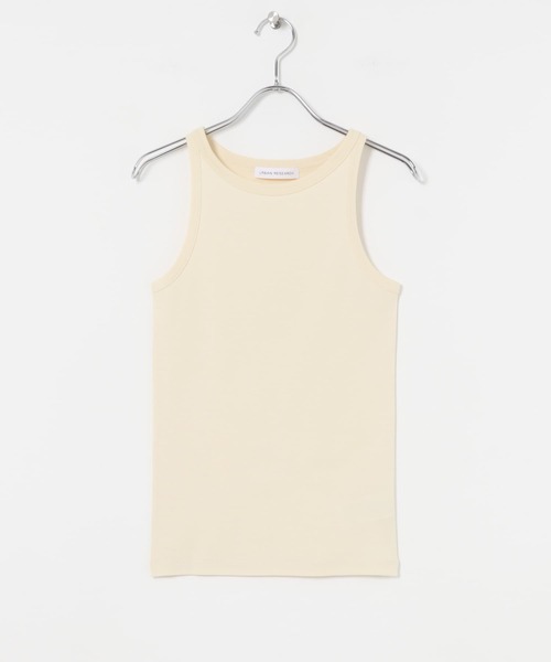 URBAN RESEARCH（アーバンリサーチ）の「『MADE IN JAPAN』アメリカンスリーブタンクトップ（タンクトップ・レディース・ベージュ/ボルドー/ピンク/オフホワイト・FREE）」の2枚目の写真