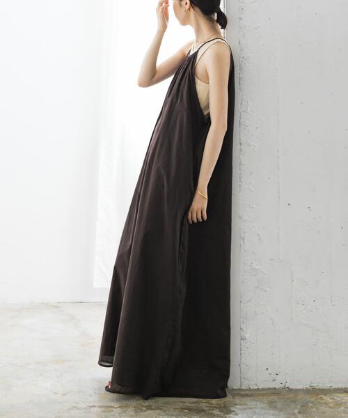 URBAN RESEARCH(アーバンリサーチ)の「『MADE IN JAPAN』アメリカンスリーブタンクトップ(タンクトップ・レディース・ベージュ/ボルドー/ピンク/オフホワイト・FREE)」の6枚目の写真