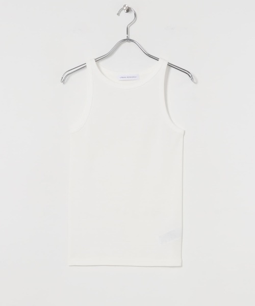 URBAN RESEARCH（アーバンリサーチ）の「『MADE IN JAPAN』アメリカンスリーブタンクトップ（タンクトップ・レディース・ベージュ/ボルドー/ピンク/オフホワイト・FREE）」の14枚目の写真