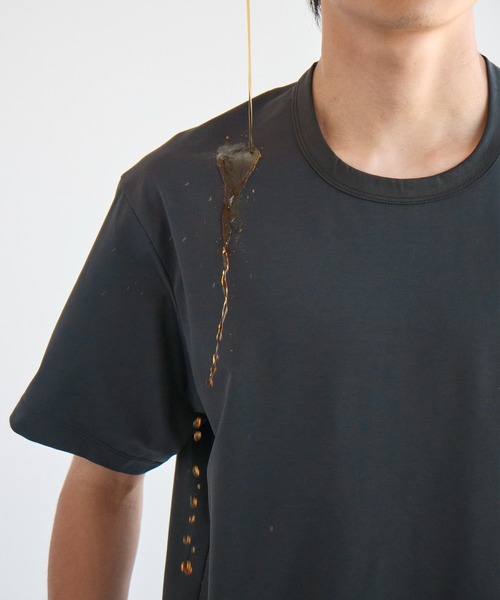 THE TOKYO(ザトウキョウ)の「もう汗(焦)らない汗染み,汚れ抑制/ソロテックスショートスリーブTシャツ(Tシャツ/カットソー・メンズ・グレー/ブラック/ホワイト/ダークネイビー/ダークグリーン・48/50/44/46)」の9枚目の写真