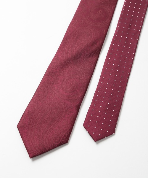 MEN'S BIGI（メンズビギ）の「シャドーペイズリー柄シルクネクタイ（ネクタイ・メンズ・ネイビー/ボルドー/シルバー/ターコイズブルー・FREE）」の10枚目の写真