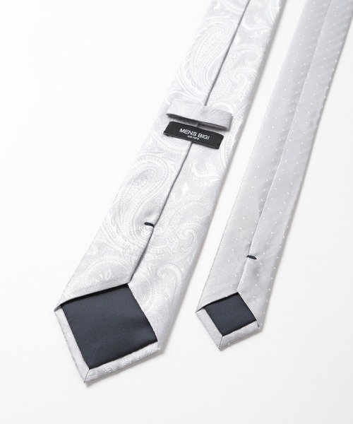 MEN'S BIGI（メンズビギ）の「シャドーペイズリー柄シルクネクタイ（ネクタイ・メンズ・ネイビー/ボルドー/シルバー/ターコイズブルー・FREE）」の12枚目の写真