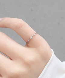 blackdia ocean グリッターチェーンリング