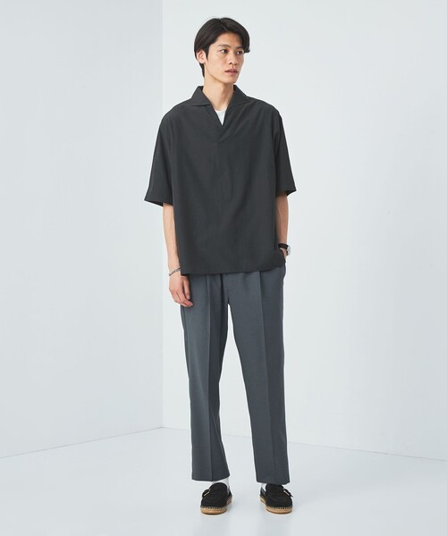 green label relaxing（グリーンレーベルリラクシング）の「トリアセコットン スキッパー プルオーバー シャツ（シャツ/ブラウス・メンズ・ロイヤルブルー/モカ/ダークグレー・XL/L/M/S）」の15枚目の写真