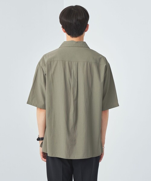 green label relaxing（グリーンレーベルリラクシング）の「トリアセコットン スキッパー プルオーバー シャツ（シャツ/ブラウス・メンズ・ロイヤルブルー/モカ/ダークグレー・XL/L/M/S）」の11枚目の写真