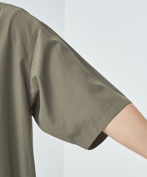 green label relaxing（グリーンレーベルリラクシング）の「トリアセコットン スキッパー プルオーバー シャツ（シャツ/ブラウス・メンズ・ロイヤルブルー/モカ/ダークグレー・XL/L/M/S）」の9枚目の写真