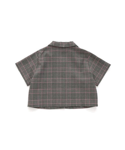 Burberry - Love Print Check Stretch Cotton Oversized Shirt