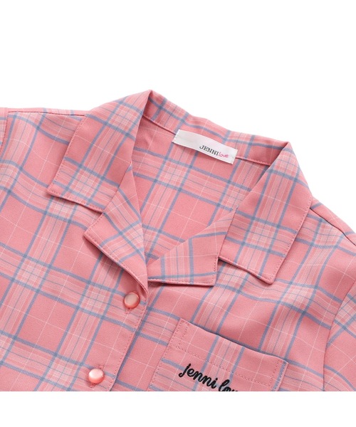 Sister Jane ピンク チェック柄 長袖シャツ Sister Jane ピンク系チェックトップス sisterjane 希少 チェック柄