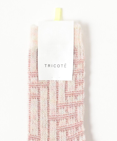 Ray BEAMS（レイビームス）の「TRICOTE / TAM LINKED SOCKS（ソックス/靴下・レディース・ベージュ/チャコールグレー・ONE SIZE）」の3枚目の写真