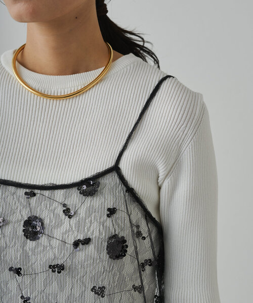 LOUNGEDRESS（ラウンジドレス）の「スパンコールキャミワンピース 