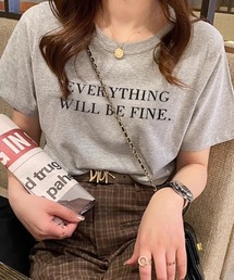 ロゴTシャツ クルーネック半袖T コットン100%