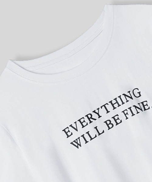 COCOMOMO(ココモモ)の「ロゴTシャツ クルーネック半袖T コットン100%(Tシャツ/カットソー・レディース・ブラック/ホワイト/ブラウン/ピンク/ブルー/グレー・M/L)」の18枚目の写真
