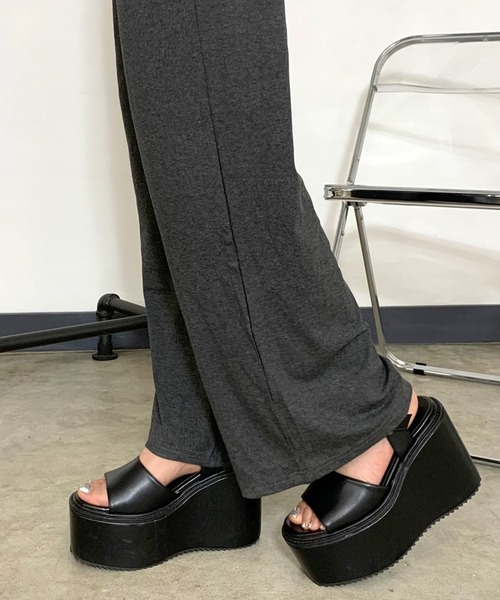 non-hedge（ノンヘッジ）の「サイドドロストアシメトップスパンツセットアップ（セットアップ・レディース・チャコールグレー/ブラック/ライトグレー/ブラウン・FREE）」の20枚目の写真