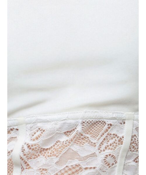 GYDA（ジェイダ）の「コルセットデザインベロアビスチェ（キャミソール・レディース・ブラック/オフホワイト・FREE）」の20枚目の写真