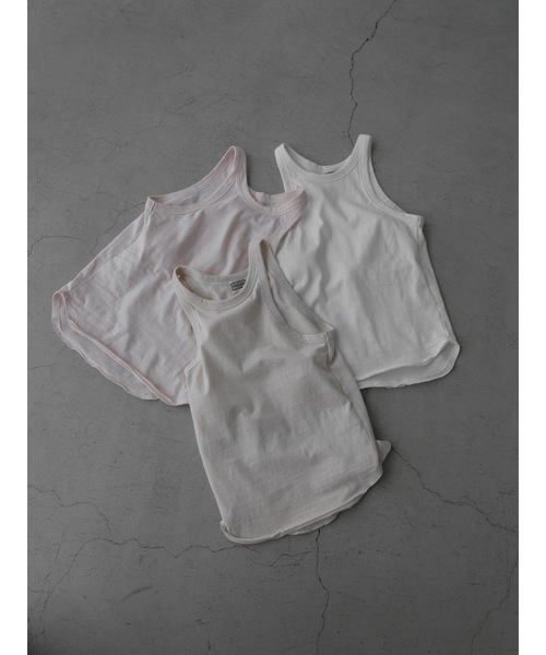 【セール】cup-in recycled fabric american sleeve tops（タンクトップ）｜Katrin TOKYO（カトリーントーキョー）