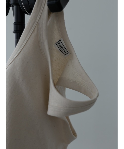 【セール】cup-in recycled fabric american sleeve tops（タンクトップ）｜Katrin TOKYO（カトリーントーキョー）