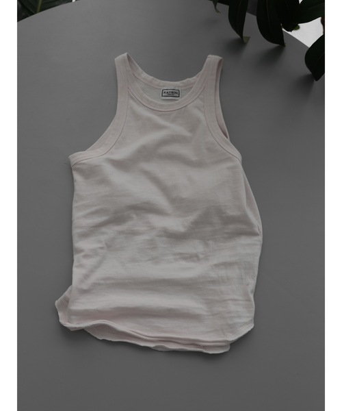 【セール】cup-in recycled fabric american sleeve tops（タンクトップ）｜Katrin TOKYO（カトリーントーキョー）