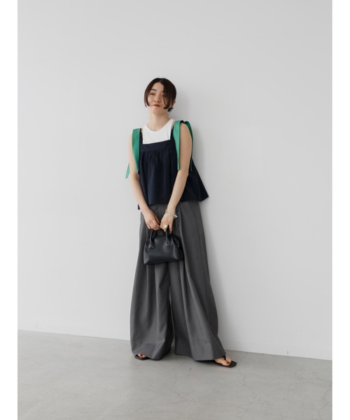 【セール】cup-in recycled fabric american sleeve tops（タンクトップ）｜Katrin TOKYO（カトリーントーキョー）