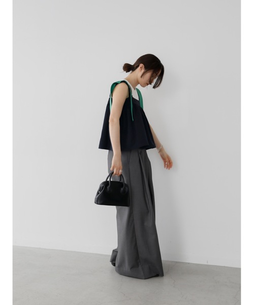【セール】cup-in recycled fabric american sleeve tops（タンクトップ）｜Katrin TOKYO（カトリーントーキョー）